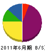 関根電気 貸借対照表 2011年6月期