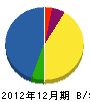 大栄工務店 貸借対照表 2012年12月期