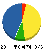 塚本造園 貸借対照表 2011年6月期