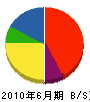 斉藤建設 貸借対照表 2010年6月期