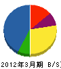 沖縄ダイケン 貸借対照表 2012年3月期