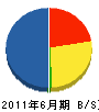 富士電気商会 貸借対照表 2011年6月期