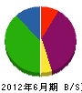 神戸電気メンテナンス 貸借対照表 2012年6月期