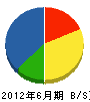 坂本造園 貸借対照表 2012年6月期