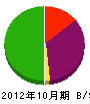松井装飾 貸借対照表 2012年10月期