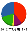 北日本ネットワーク 貸借対照表 2012年5月期