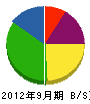 坂澤建設 貸借対照表 2012年9月期