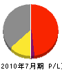 渡邊電気 損益計算書 2010年7月期