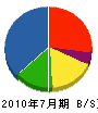 佐藤栄工業 貸借対照表 2010年7月期