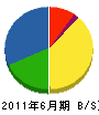 永崎建設 貸借対照表 2011年6月期