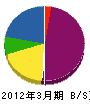 ヤタボリ 貸借対照表 2012年3月期