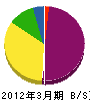 竹宗電気商会 貸借対照表 2012年3月期