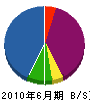 西日本電通工業 貸借対照表 2010年6月期