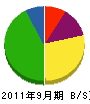 渡辺建設工務 貸借対照表 2011年9月期