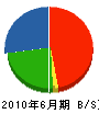 山本電気商会 貸借対照表 2010年6月期