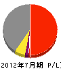 富士システム 損益計算書 2012年7月期