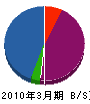 池上組 貸借対照表 2010年3月期