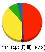 井上建材 貸借対照表 2010年5月期