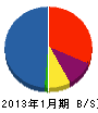 新東京エンジニアリング 貸借対照表 2013年1月期