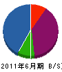 桃坂工業 貸借対照表 2011年6月期
