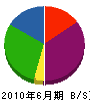 智電工 貸借対照表 2010年6月期