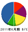 佐々木電機商会 貸借対照表 2011年6月期