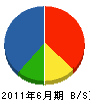 岩崎工業 貸借対照表 2011年6月期