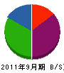 鈴木技建 貸借対照表 2011年9月期