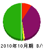 松井装飾 貸借対照表 2010年10月期