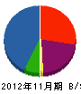 長野ニッカナ 貸借対照表 2012年11月期