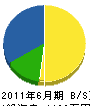 川崎建設 貸借対照表 2011年6月期