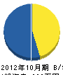 ライフライン湘南 貸借対照表 2012年10月期