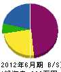 増田電工 貸借対照表 2012年6月期