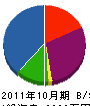 龍雲 貸借対照表 2011年10月期