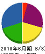 島田建設工業 貸借対照表 2010年6月期