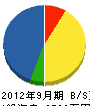 湘南興業 貸借対照表 2012年9月期