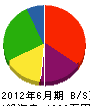 菅井工務店 貸借対照表 2012年6月期