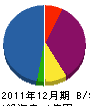 九州八紘産業 貸借対照表 2011年12月期