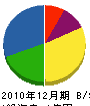 松本建設 貸借対照表 2010年12月期