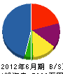 渡辺土木 貸借対照表 2012年6月期