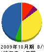 須崎建設 貸借対照表 2009年10月期