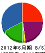 高知緑地 貸借対照表 2012年6月期