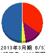 山龍 貸借対照表 2013年3月期