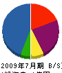 中畠組 貸借対照表 2009年7月期