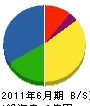 杉村電気 貸借対照表 2011年6月期