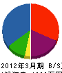 九州塗装建設 貸借対照表 2012年3月期