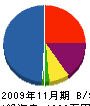 渡辺重建 貸借対照表 2009年11月期
