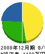 飯村水道 貸借対照表 2008年12月期