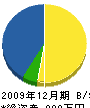 藤田建設 貸借対照表 2009年12月期