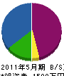 内山電気商会 貸借対照表 2011年5月期